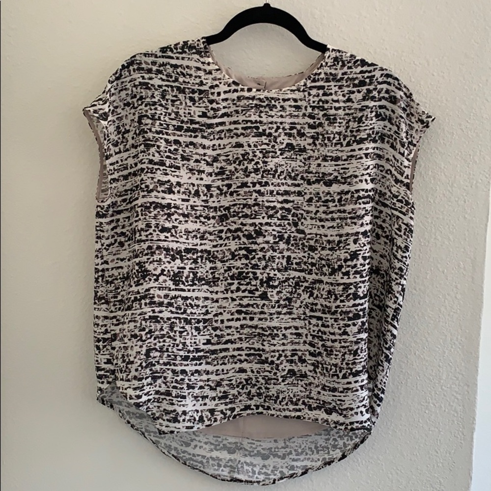 MM Lafleur  Didion Cheetah Print Blouse Size xs